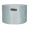 Green Round Fabric Storage Basket, Small -Cleaning Essentials Sales green round fabric storage basket small