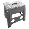 Grey Foldable Step Stool, 13" -Cleaning Essentials Sales grey foldable step stool 13