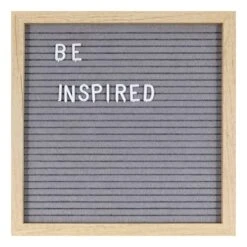 Grey Metal Letter Board, 10"