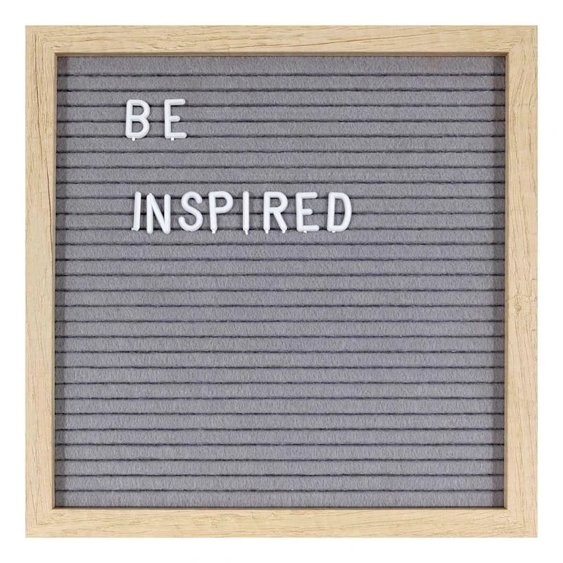 Grey Metal Letter Board, 10" 3 Grey Metal Letter Board, 10"