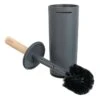 Grey Toilet Brush & Canister -Cleaning Essentials Sales grey toilet brush canister