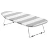 Grey & White Tabletop Ironing Board With Hooks 2 Grey & White Tabletop Ironing Board With Hooks -Cleaning Essentials Sales grey white tabletop ironing board with hooks