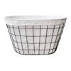 Grid Patterned Wire Laundry Basket 2 Grid Patterned Wire Laundry Basket -Cleaning Essentials Sales grid patterned wire laundry basket