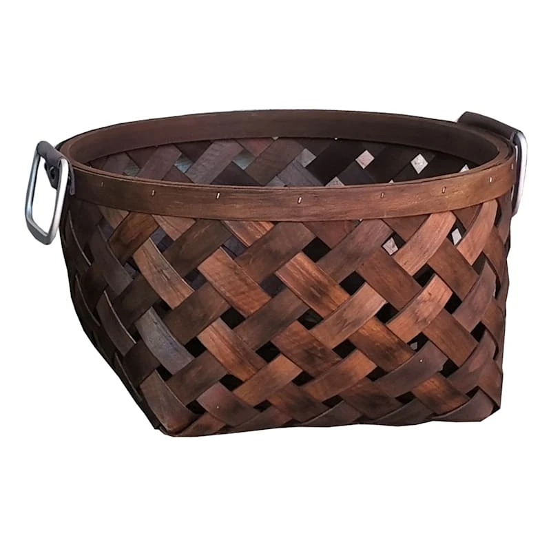 Honeybloom Round Chipwood Basket, Small 3 Honeybloom Round Chipwood Basket, Small