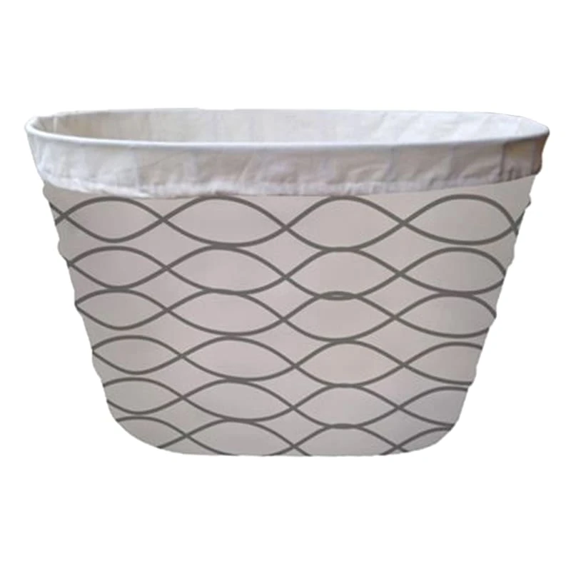 Horizontal Natural Wave Wire Laundry Basket 3 Horizontal Natural Wave Wire Laundry Basket