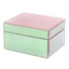 Iridescent Veneered Glass Box, 5x4 2 Iridescent Veneered Glass Box, 5x4 -Cleaning Essentials Sales iridescent veneered glass box 5x4 1
