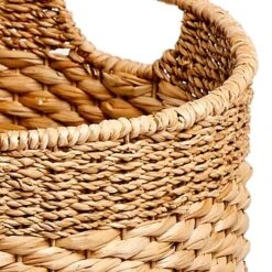 Joan Water Hyacinth Round Under The Bed Storage Basket, Large -Cleaning Essentials Sales joan water hyacinth round under the bed storage basket large 1