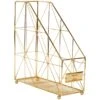 Keira Harvest Gold Wire File & Magazine Organizer 1 Keira Harvest Gold Wire File & Magazine Organizer -Cleaning Essentials Sales keira harvest gold wire file magazine organizer