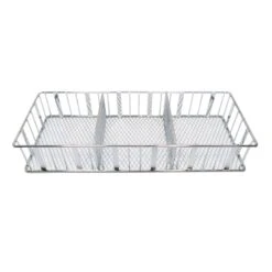 Laila Ali 3-Part Juno Chrome Desk Tray