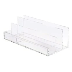 Laila Ali Clear Modern Letter Sorter Organizer