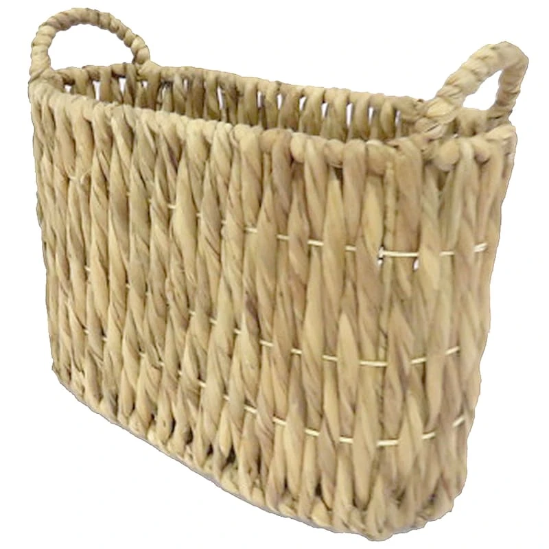 Large Oval Twist Weave Basket 3 Large Oval Twist Weave Basket
