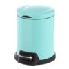 Mint Green Round Pedal Bin, 5l -Cleaning Essentials Sales mint green round pedal bin 5l