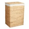 Natural Water Hyacinth Laundry Hamper, Medium -Cleaning Essentials Sales natural water hyacinth laundry hamper medium