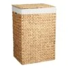 Natural Water Hyacinth Laundry Hamper, Small -Cleaning Essentials Sales natural water hyacinth laundry hamper small