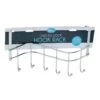 Over The Door Hook Rack, Nickel -Cleaning Essentials Sales over the door hook rack nickel