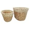 Palm Leaf Oval Basket L 2 Palm Leaf Oval Basket L -Cleaning Essentials Sales palm leaf oval basket l