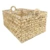 Providence Melia Flower Weave Storage Basket With Handles, Large -Cleaning Essentials Sales providence melia flower weave storage basket with handles large