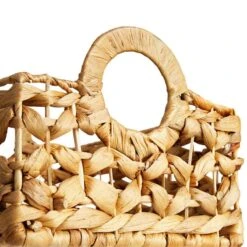 Providence Melia Flower Weave Storage Basket With Handles, Medium -Cleaning Essentials Sales providence melia flower weave storage basket with handles medium 2