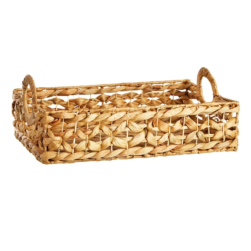 Providence Melia Flower Weave Under The Bed Storage Basket, Small 3 Providence Melia Flower Weave Under The Bed Storage Basket, Small