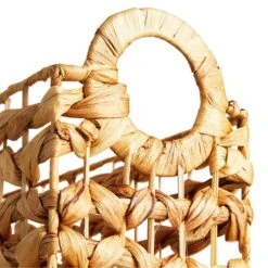 Providence Melia Single Tank Woven Flower Basket With Handle -Cleaning Essentials Sales providence melia single tank woven flower basket with handle 2