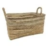RECT BANANA BASKET W/STRIPE L -Cleaning Essentials Sales rect banana basket w stripe l