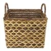 Rectangular Madras Basket Diamond Weave Medium -Cleaning Essentials Sales rectangular madras basket diamond weave medium