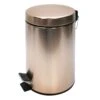 Round Brilliance Brushed Gold Step Trash Can With Removable Liner, 30l 1 Round Brilliance Brushed Gold Step Trash Can With Removable Liner, 30l -Cleaning Essentials Sales round brilliance brushed gold step trash can with removable liner 30l