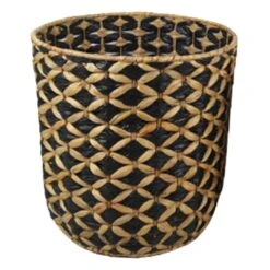 Round Water Hyacinth Basket, Large