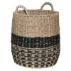 Round Woven Seagrass Storage Basket, Small -Cleaning Essentials Sales round woven seagrass storage basket small