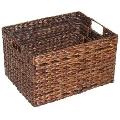 Rush Rectangle Basket Espresso L