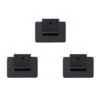 Set Of 3 Bin Clips, Black -Cleaning Essentials Sales set of 3 bin clips black