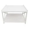 Shoe Rack Bench, White