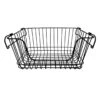 Stanley Black Metal Wire Stack Storage Basket, Medium -Cleaning Essentials Sales stanley black metal wire stack storage basket medium