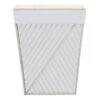 Tapered White Wood Rectangle Laundry Hamper -Cleaning Essentials Sales tapered white wood rectangle laundry hamper
