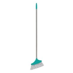 Teal Stainless Steel Angled Broom