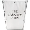 The Laundry Room Canvas Grey Laundry Hamper, Small -Cleaning Essentials Sales the laundry room canvas grey laundry hamper small