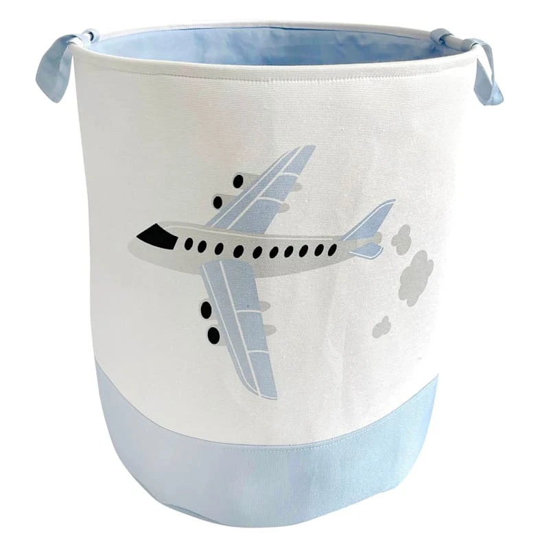 Tiny Dreamers Airplane Rideaway Laundry Hamper, Large 3 Tiny Dreamers Airplane Rideaway Laundry Hamper, Large