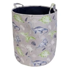 Tiny Dreamers Round Dinosaur Laundry Hamper, Large