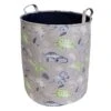 Tiny Dreamers Round Dinosaur Laundry Hamper, Medium 1 Tiny Dreamers Round Dinosaur Laundry Hamper, Medium -Cleaning Essentials Sales tiny dreamers round dinosaur laundry hamper medium