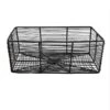 Tracey Boyd Charcoal Grey Rectangle Metal Storage Basket, Medium -Cleaning Essentials Sales tracey boyd charcoal grey rectangle metal storage basket medium