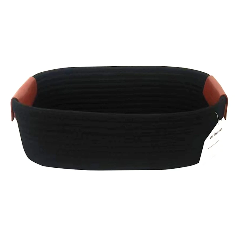 Trist Black Rectangle Storage Bin, Small 3 Trist Black Rectangle Storage Bin, Small