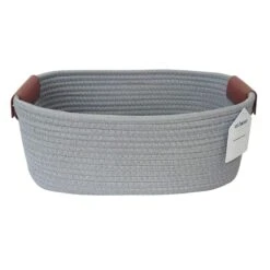 Trist Grey Rectangle Bins-Large