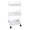 Ty Pennington 3-Tier Wide Mesh Storage Cart -Cleaning Essentials Sales ty pennington 3 tier wide mesh storage cart