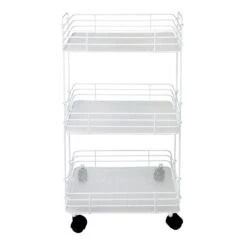 Ty Pennington 3-Tier Wide Mesh Storage Cart -Cleaning Essentials Sales ty pennington 3 tier wide mesh storage cart 2