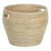 Ty Pennington Seagrass Storage Basket With Plastic Binding, Large -Cleaning Essentials Sales ty pennington seagrass storage basket with plastic binding large
