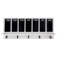 Wall Planner With Hooks, 12x28