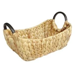 Water Hyacinth Boat Iron Handle S