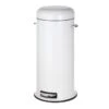 White Round Retro Pedal Bin, 30l 2 White Round Retro Pedal Bin, 30l -Cleaning Essentials Sales white round retro pedal bin 30l