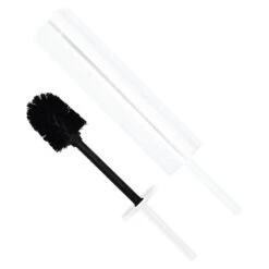 White Slim Steel Toilet Brush