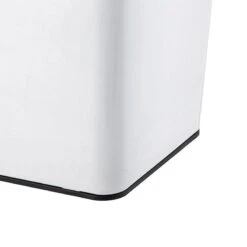 White Stainless Steel Open Top Bin, 11.7l -Cleaning Essentials Sales white stainless steel open top bin 11.7l 3